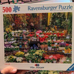 USA Jigsaw Nationals: Ravensburger Flower Boutique 500 Piece puzzle